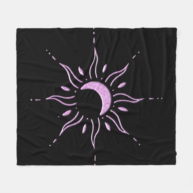 Manta Polar Sol Rosa  (Frente (Horizontal))