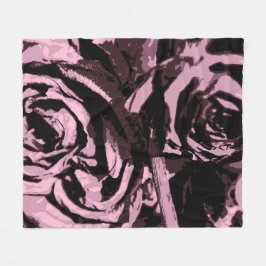 Manta Polar Solo algunos Rosas