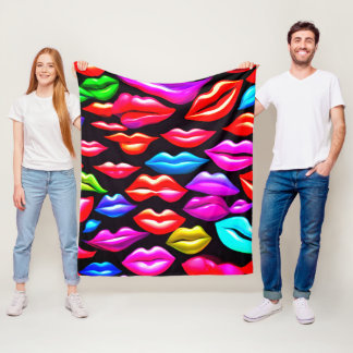 Manta Polar Solo labios de Bonito