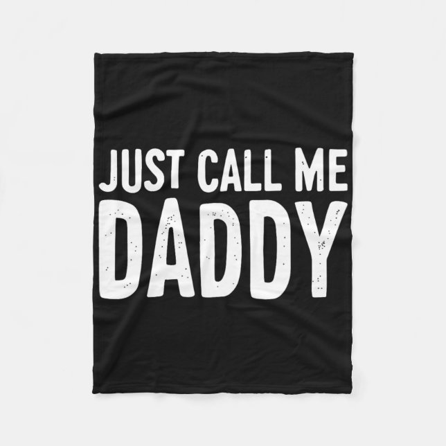 Manta Polar Sólo Llámame Papi Shirt Dad Men Fathers Day (Anverso)