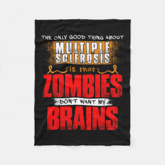 Manta Polar Sólo lo bueno de la esclerosis múltiple zombis 1