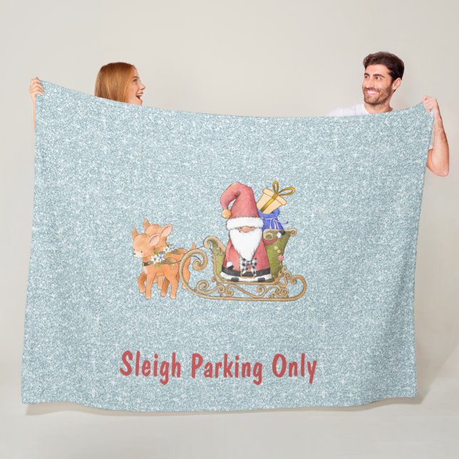 Manta Polar Sólo Personalizable de Estacionamiento de Sleigh (In situ)