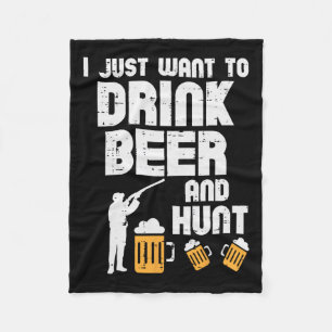 Manta Polar Sólo quiero cazar divertidos ciervos cazando a pap