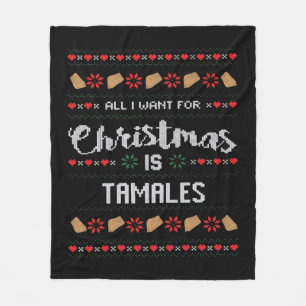 Manta Polar Solo Quiero Hacer Cosas Y Ver Navidades