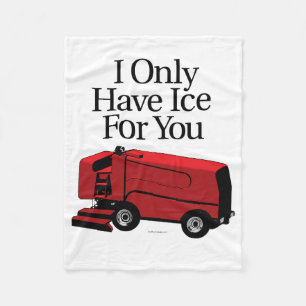 Manta Polar Solo Tengo Hielo Para Ti (Hockey)