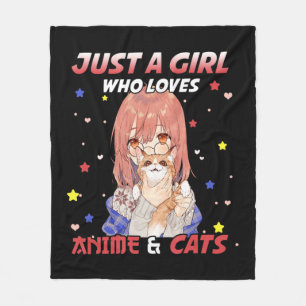 Manta Polar Solo un Chica que ama a Anime y le da un regalo a