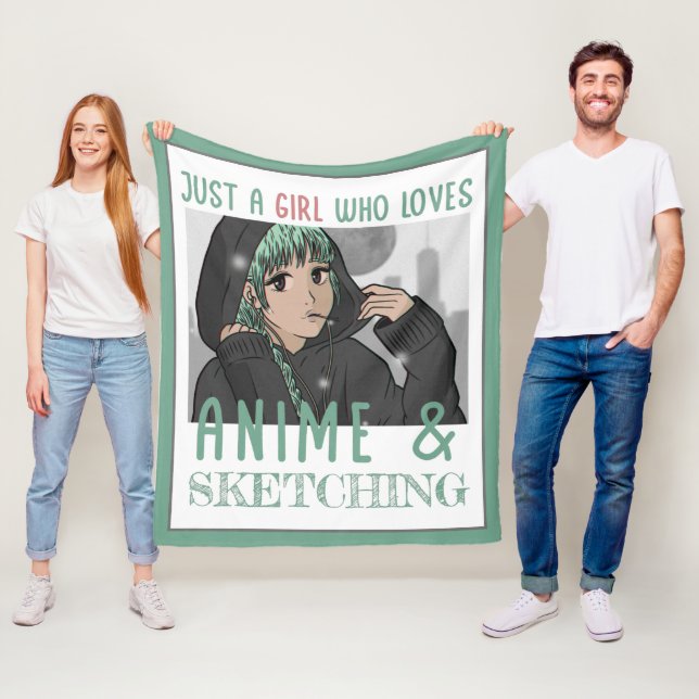 Manta Polar Sólo un chica que ama a Anime y Skettering (In situ)