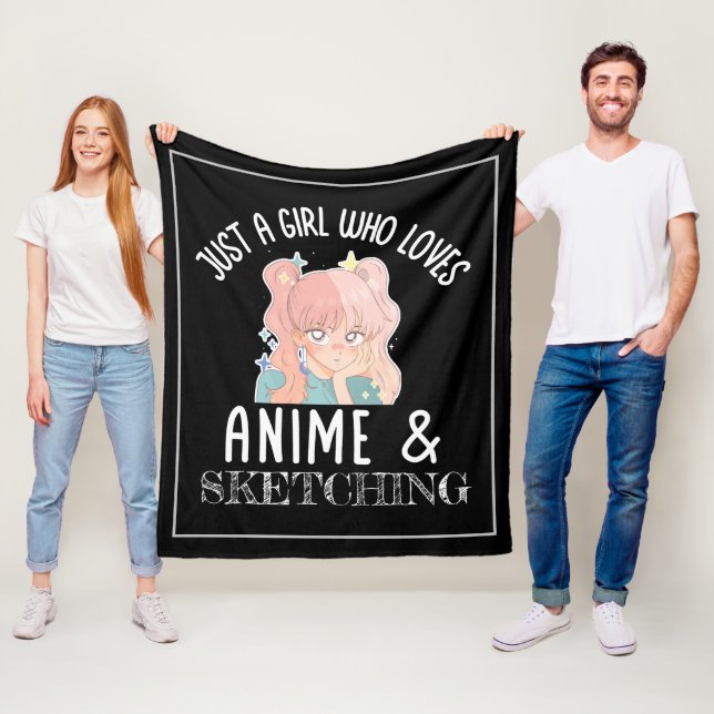 Manta Polar Sólo un chica que ama a Anime y Skettering (In situ)