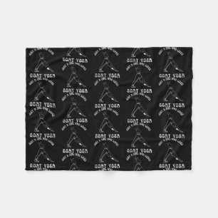 Manta Polar Solo un Chica que ama a la granja divertida de yog