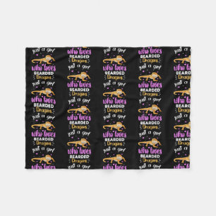 Manta Polar Solo Un Chica Que Ama Los Dragones Con Cabeza