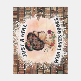 Manta Polar Sólo un Chica que ama los libros