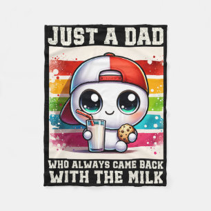 Manta Polar Solo Un Papá Que Siempre Vino Con La Leche 9