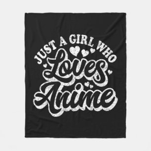 Manta Polar Solo una Chica que ama a las mujeres animosas japo