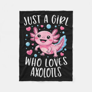 Manta Polar Solo Una Chica Que Ama Axolotls Axolotl Kawaii Chi