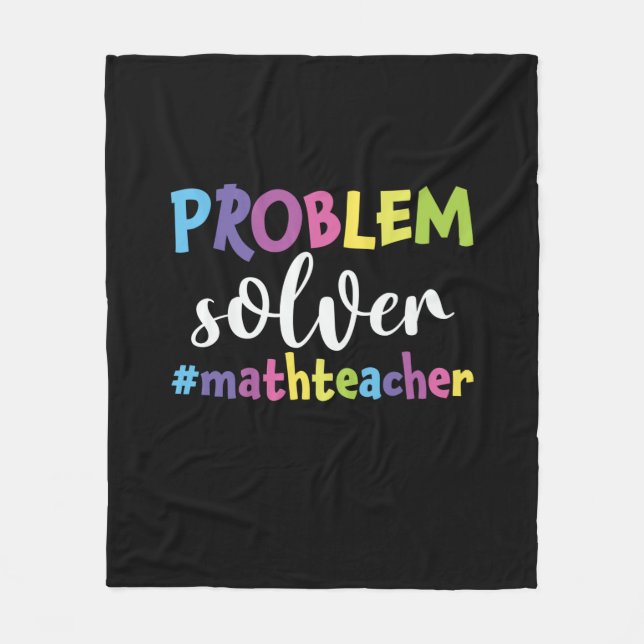Manta Polar Solución de problemas del profesor de matemáticas (Anverso)