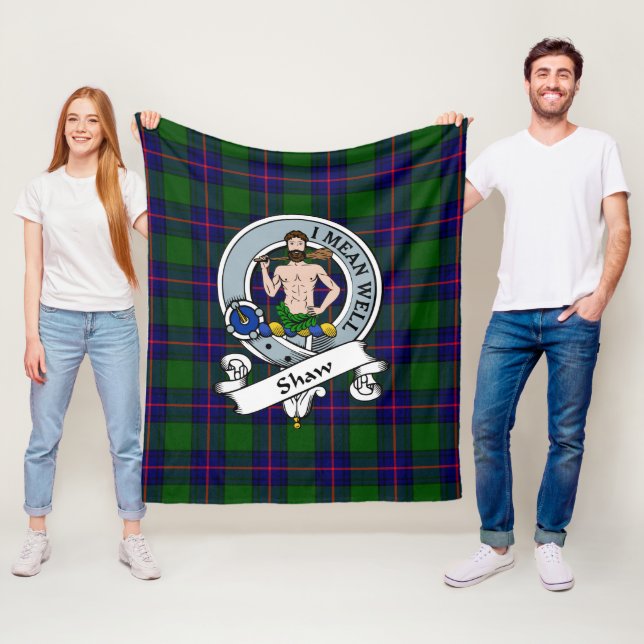 Manta Polar Sombra De Sauchie Insignia Moderna De Clan Tartán (In situ)