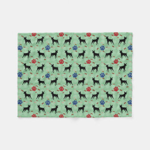 Manta Polar Sombra del Pinscher miniatura