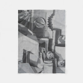 Manta Polar Sombras abstractas de gris