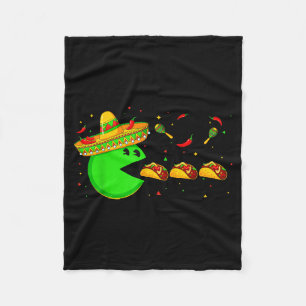 Manta Polar Sombrero comiendo cinco de mayo fiesta mexicana ju
