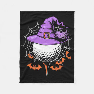 Manta Polar Sombrero de Bruja de Calabaza de Halloween Espeluz