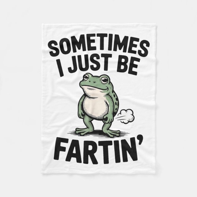 Manta Polar Sometimes I Just Be Farting Funny Frog Meme Animal (Anverso)