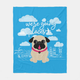 Manta Polar Somos barro amasado del viaje de los lugares que