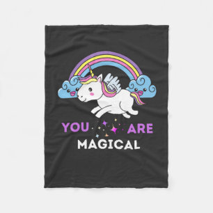 Manta Polar Son Magníficos Niños Unicornios