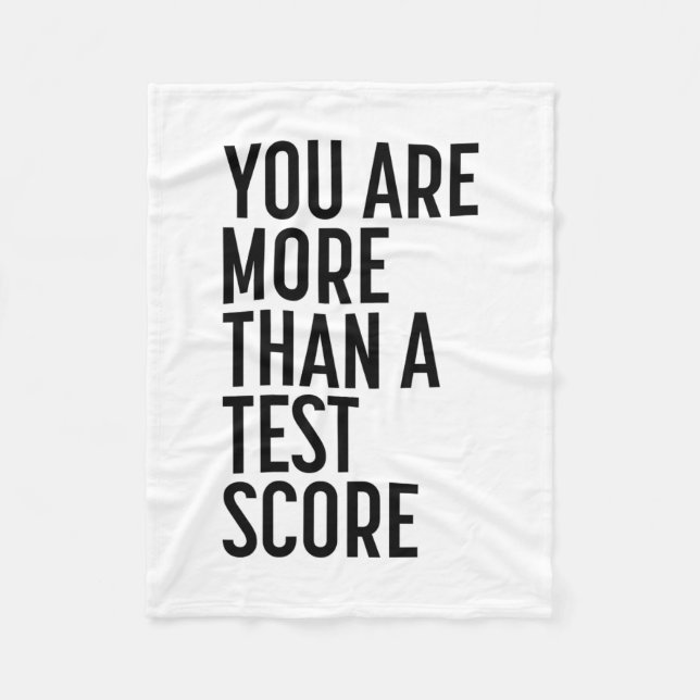 Manta Polar Son Más Que Una Prueba Puntuación De Prueba Día De (Anverso)