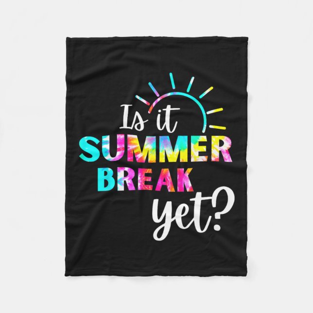 Manta Polar ¿Son vacaciones de verano y aún la apreciación del (Anverso)