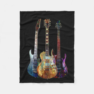Manta Polar Sonidos de música. Guitarra colorida