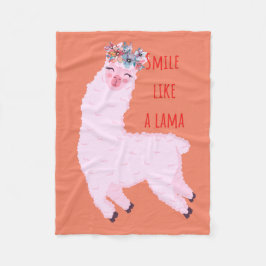 Manta Polar Sonríe como un lama