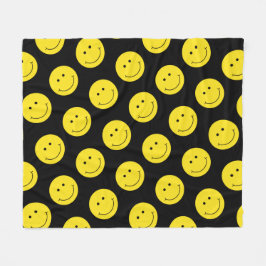 Manta Polar Sonrisa sonrisa cara amarilla
