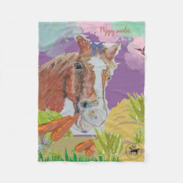 Manta Polar Sonrisas de amapola