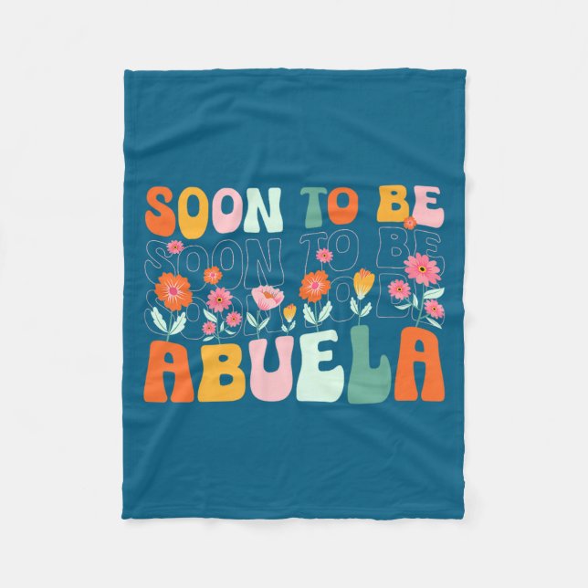Manta Polar Soon To Be Abuela Est 2025 New Abuela Pregnancy An (Anverso)