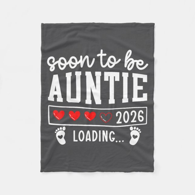 Manta Polar Soon To Be Auntie 2026 Loading Pregnancy Announcem (Anverso)
