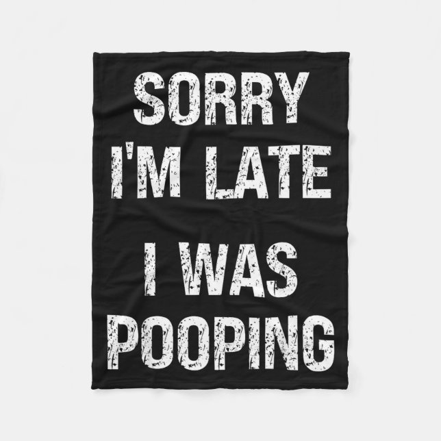 Manta Polar Sorry I'm Late I Was Ong  (Anverso)