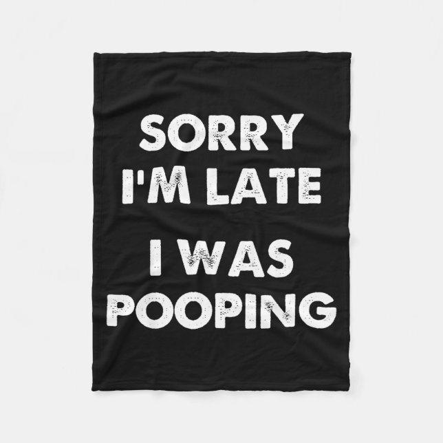 Manta Polar Sorry I'm Late I Was Ong  (Anverso)