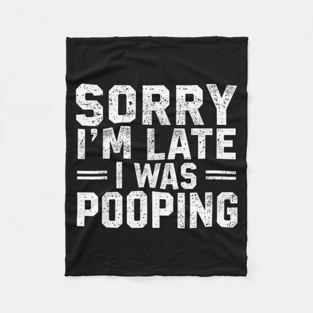 Manta Polar Sorry I'm Late I Was Ong  (Anverso)