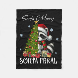 Manta Polar Sorta Merry Sorta Feral Raccoon Hot Cocoa Cup Chri