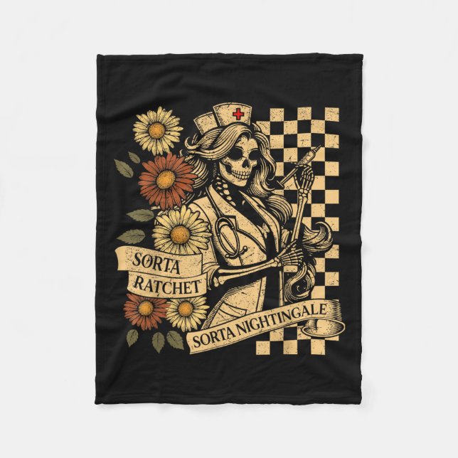 Manta Polar Sorta Ratchet Sorta Nightingale Skeleton Nurse Hal (Anverso)