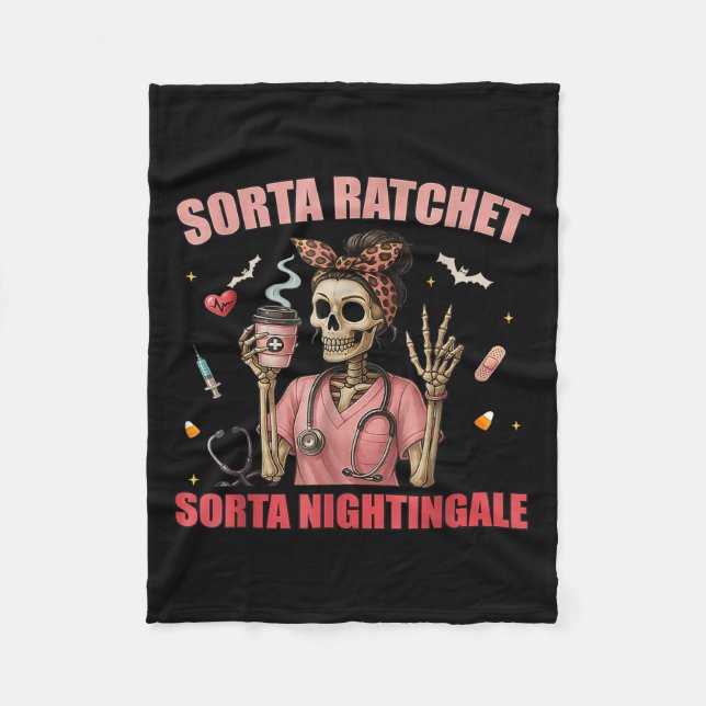 Manta Polar Sorta Ratchet Sorta Nightingale Skeleton Nurse Hal (Anverso)