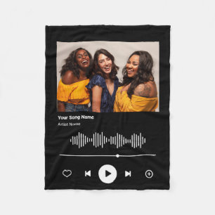 Manta Polar Soul Hermanas Personalizado Código de canción Mejo