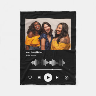 Manta Polar Soul Hermanas Personalizado Código de canción Mejo