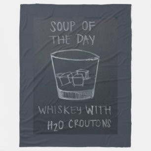 Manta Polar SOUP of the DAY, WHISKEY con H20 CROUTONS