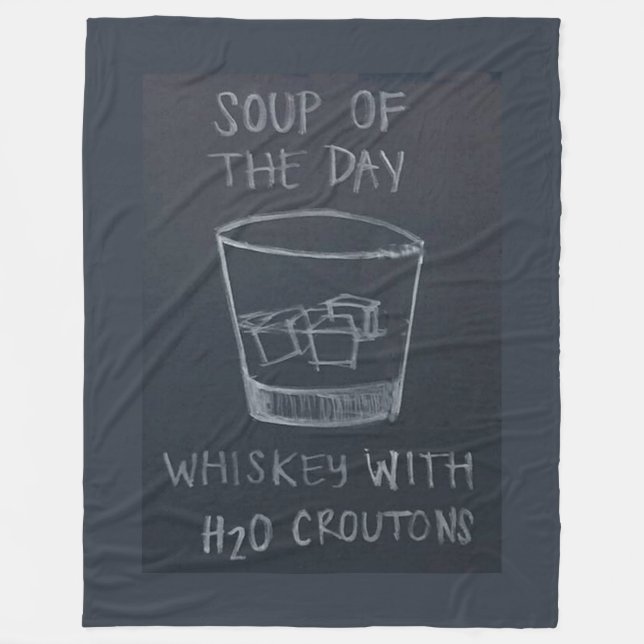 Manta Polar SOUP of the DAY, WHISKEY con H20 CROUTONS (Anverso)