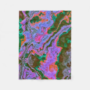 Manta Polar Sour Marble  Fleece Blanket