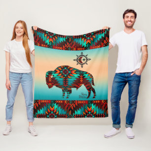 Manta Polar Southwet Buffalo Fleece Blanket