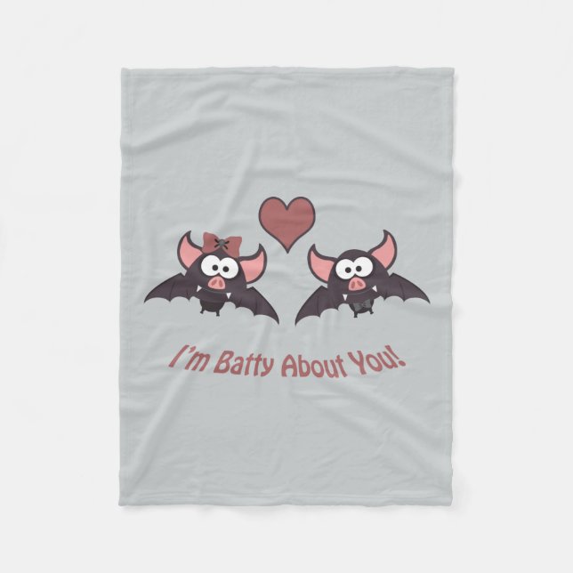 Manta Polar ¡Soy Batty Sobre Ti! (Anverso)