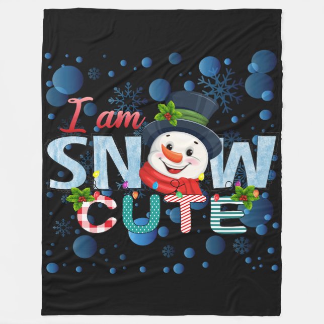 Manta Polar Soy Cuerdo De Nieve (Anverso)