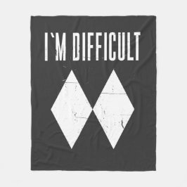 Manta Polar Soy difícil esquiar doble Diamante deportes de inv